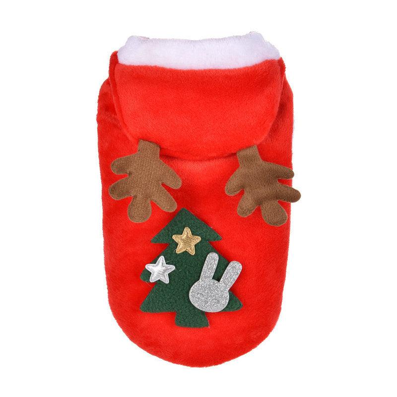 Festive Fleece Christmas Pet Costume-9
