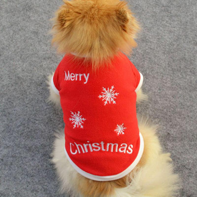 Festive Fleece Christmas Pet Costume-2