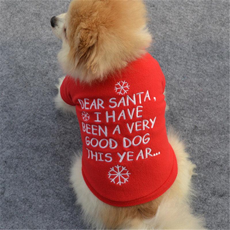 Festive Fleece Christmas Pet Costume-8