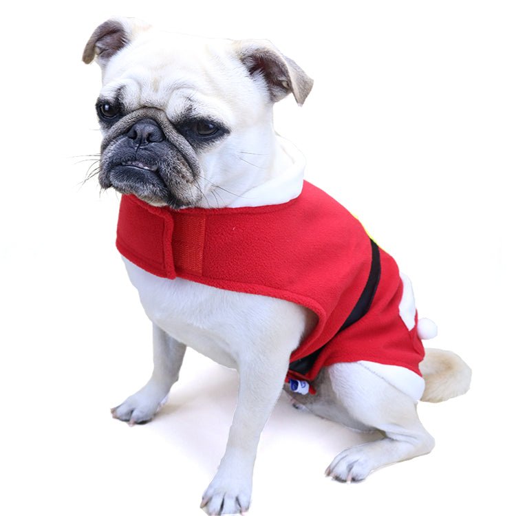 Shiny Velvet Pet Christmas Coat-3